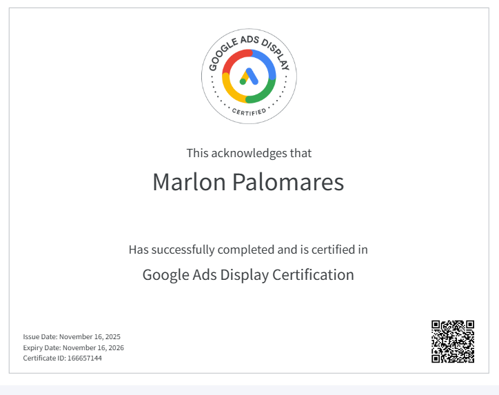 Google Display Ads Certification